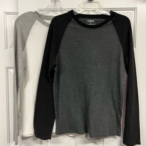 Set of two Mens long sleeves
